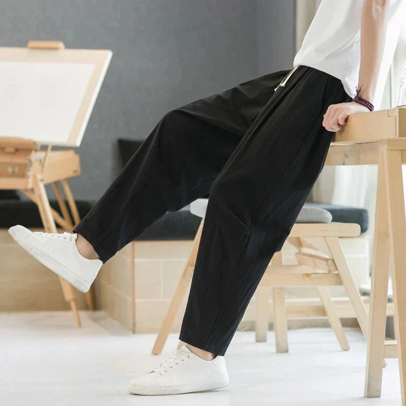 Casual cotton trousers for men | Noam -5