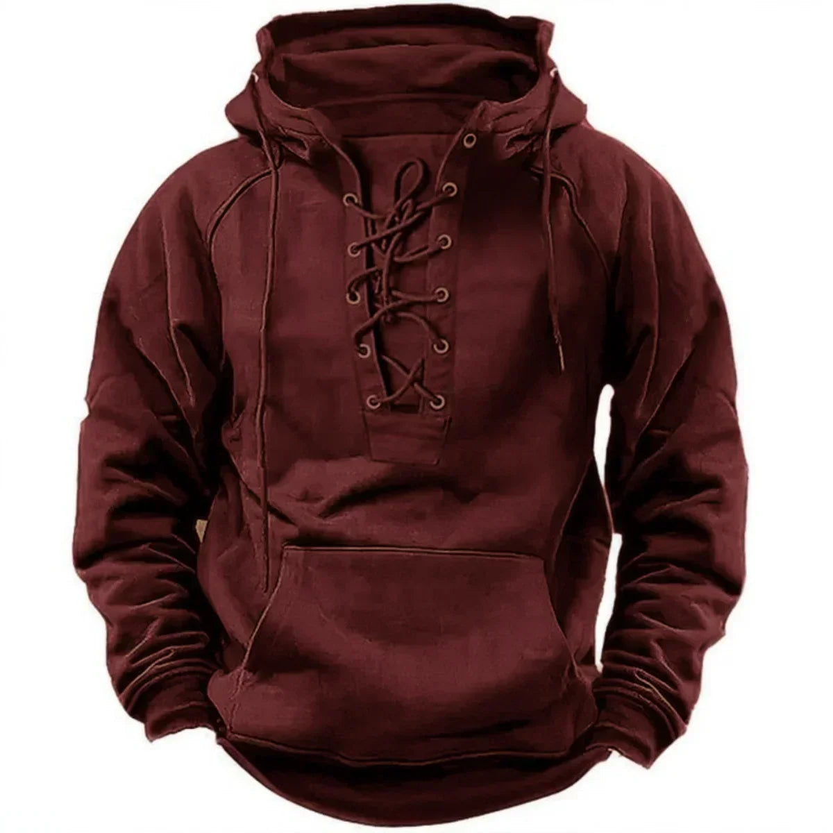 Classic retro sweatshirt for men | With comfortable hood -4