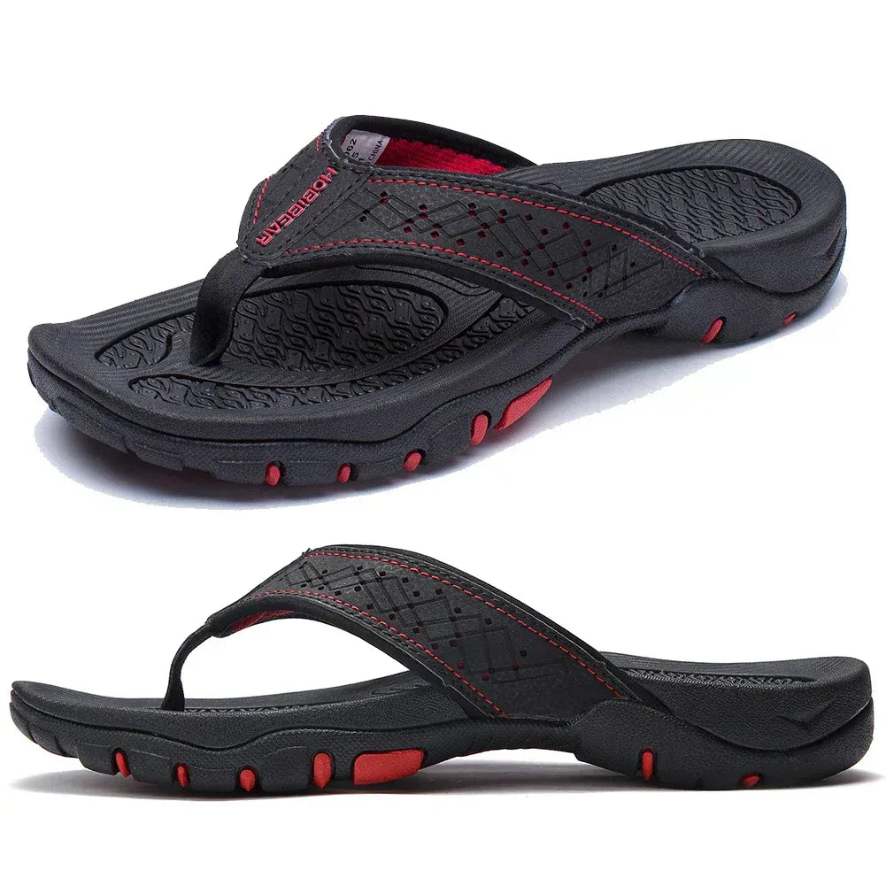 Supportive athletic flip flops arch cardigan for men | WaveStride -9