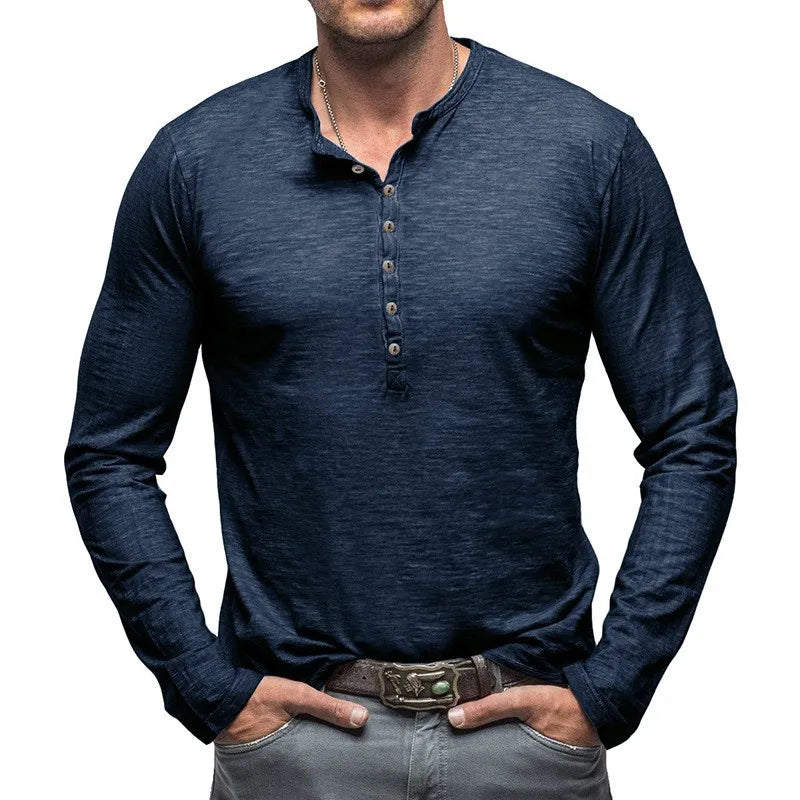 Cotton classic comfortable shirt for men | Renly -11