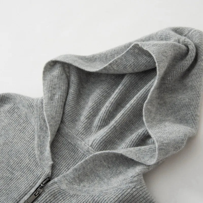 Elegant zip-up hoodie for women | Virella -2