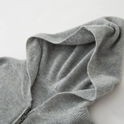 Elegant zip-up hoodie for women | Virella -2