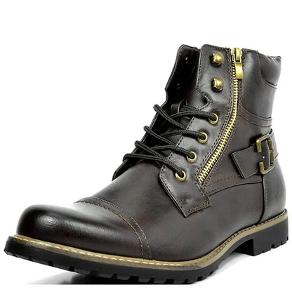 Lace-up sturdy boots for men | Angus -2