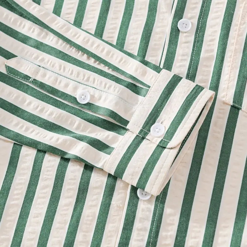 Striped trendy shirt for men | Maxim -6