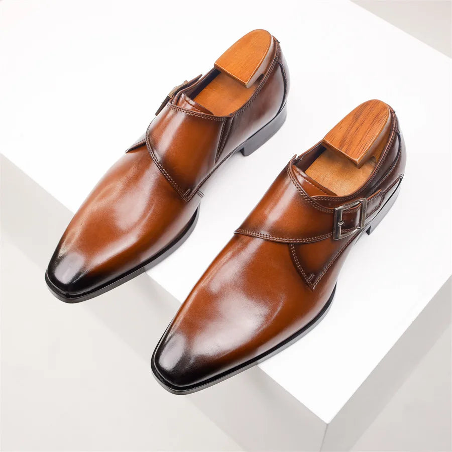 Lorenzo milano monk strap shoes for men | Vittorio -4