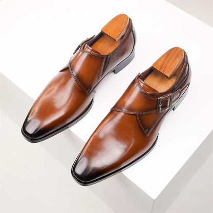 Lorenzo milano monk strap shoes for men | Vittorio -4