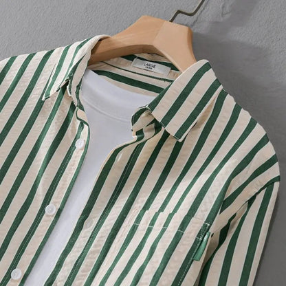 Striped trendy shirt for men | Maxim -5