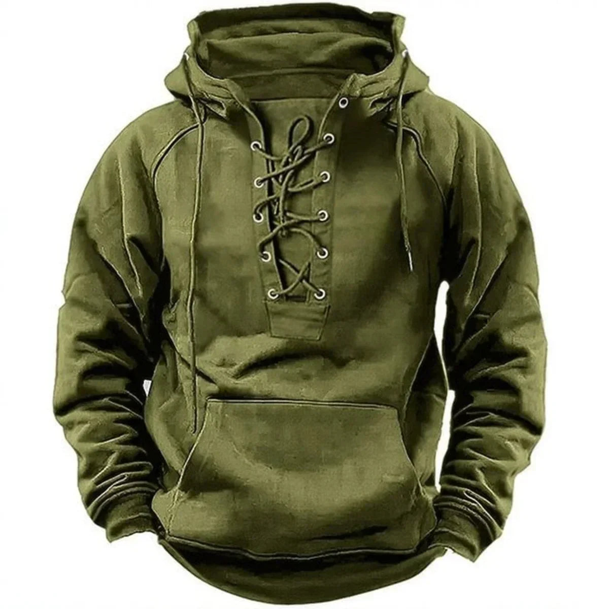 Classic retro sweatshirt for men | With comfortable hood -7