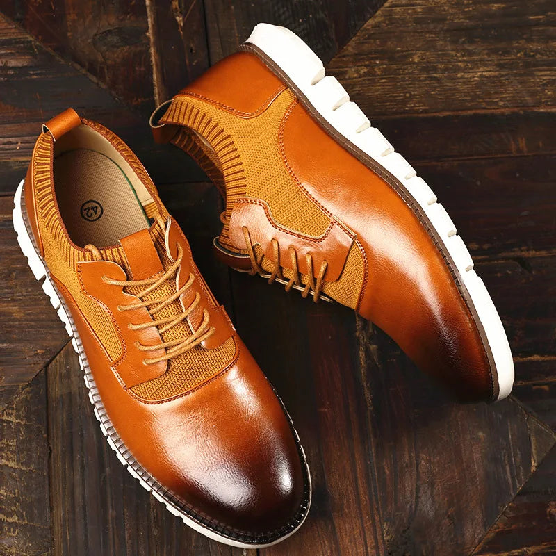Modern hybrid oxford shoes for men | Orren Flex -2
