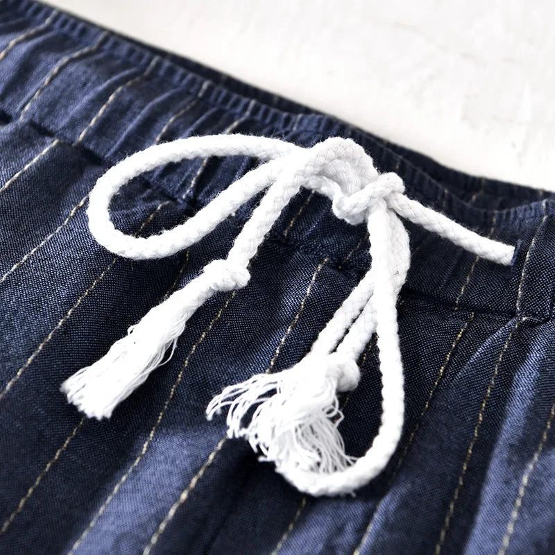 Striped cotton shorts for men | Wilfrid -7