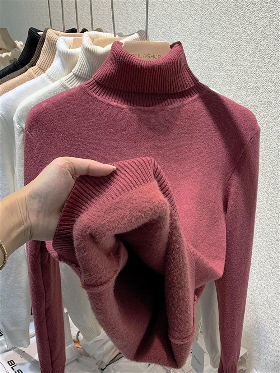 Sweater soft turtleneck for women | Charlotte -8