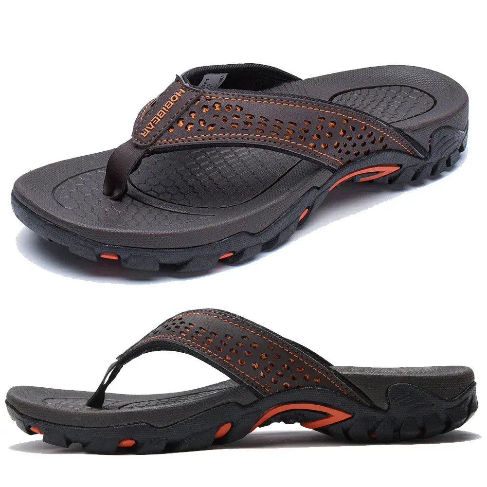 Supportive athletic flip flops arch cardigan for men | WaveStride -11