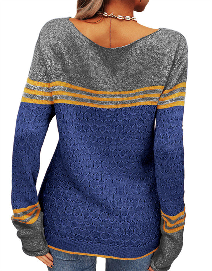 Elegant round neck sweater for women | Claire -20