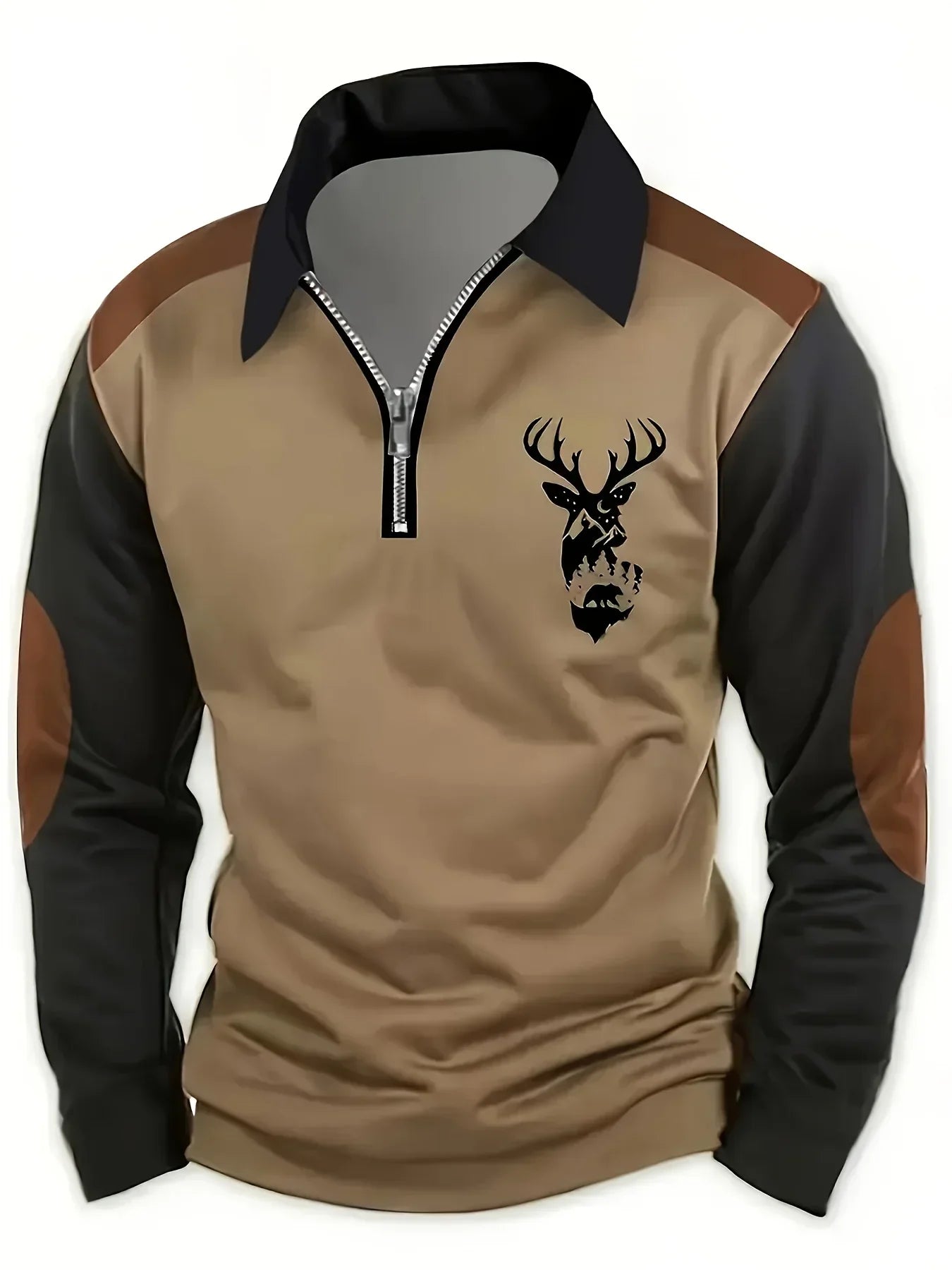 Elegant round neck sweater for men | Adrien -3
