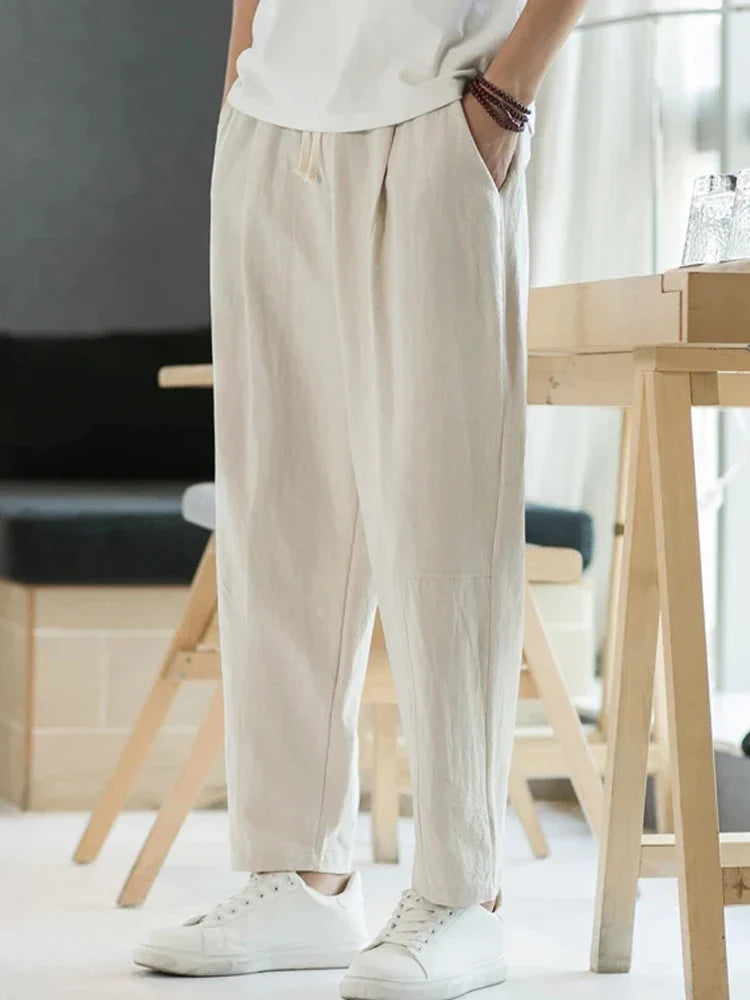 Casual cotton trousers for men | Noam -2