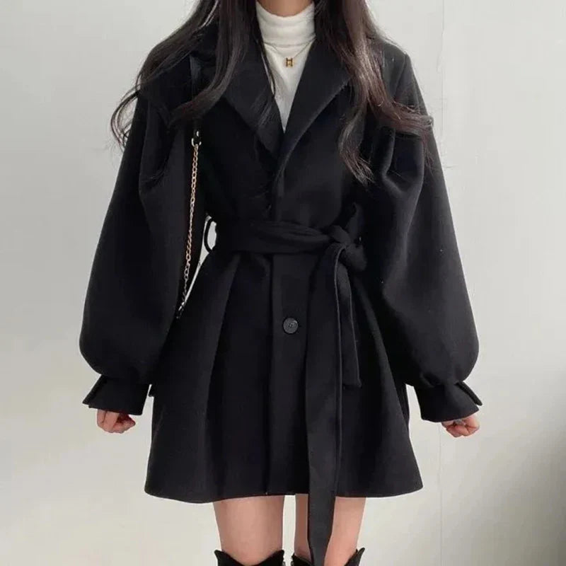 Classic belted jacket for women | Mavis -7