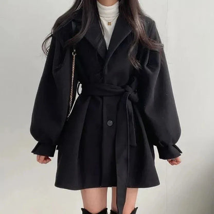 Classic belted jacket for women | Mavis -7