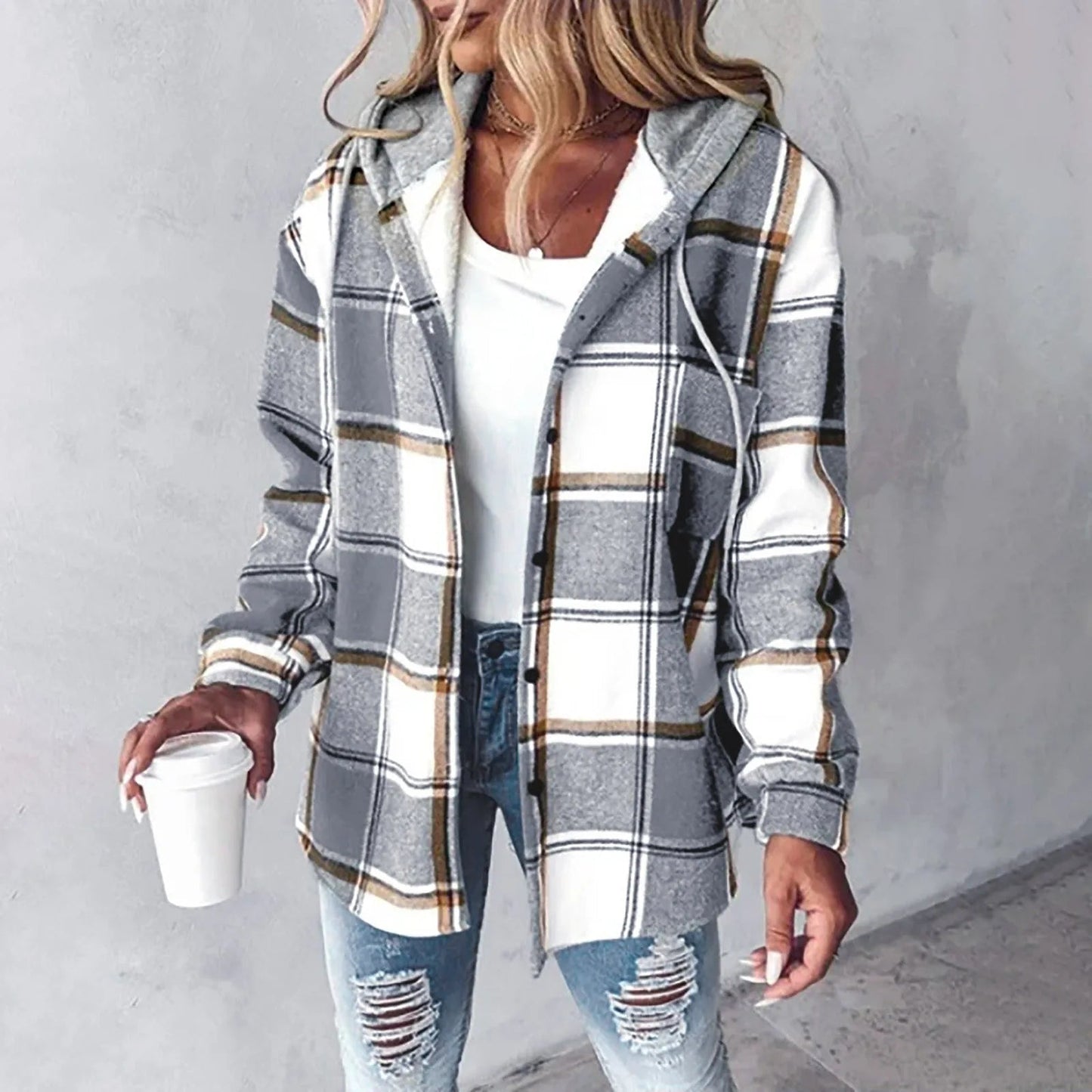 Elegant structured cut jacket for women | Maelle -6