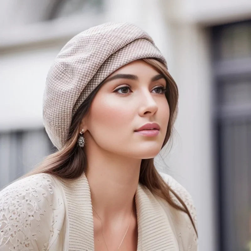 Elegant beret timeless clothing for women | Alezia -3