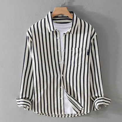 Striped trendy shirt for men | Maxim -2