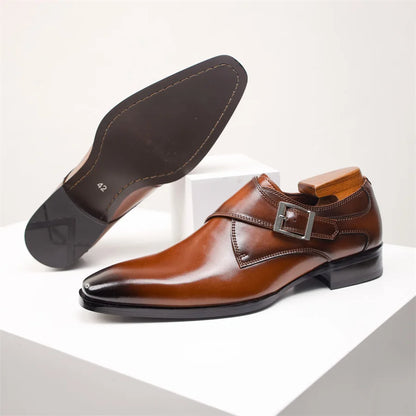 Lorenzo milano monk strap shoes for men | Vittorio -10
