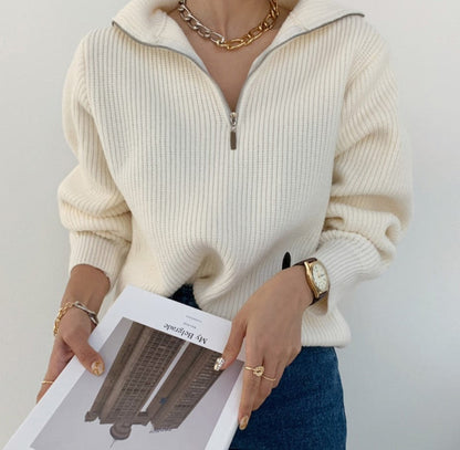 Elegant timeless sweater for women | Lisa -1