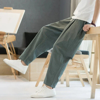 Casual cotton trousers for men | Noam -3