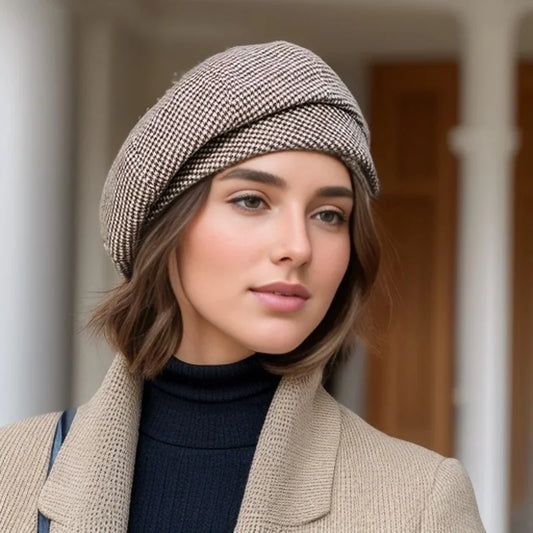Elegant beret timeless clothing for women | Alezia -1