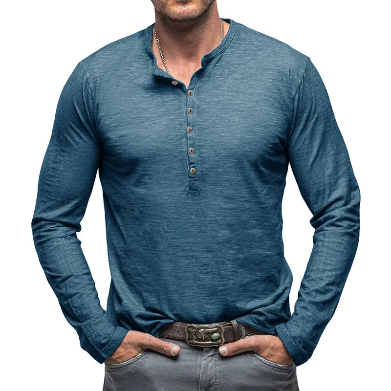 Cotton classic comfortable shirt for men | Renly -9