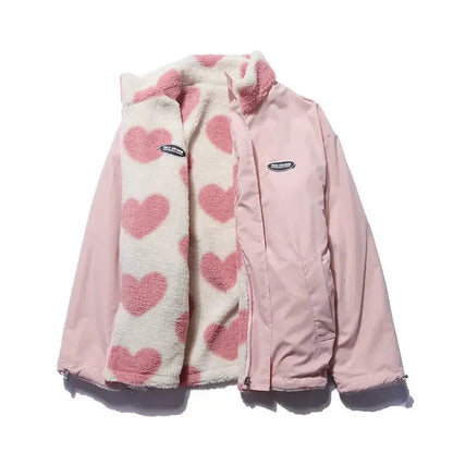 Reversible shape heart jacket for women | Elenya -8