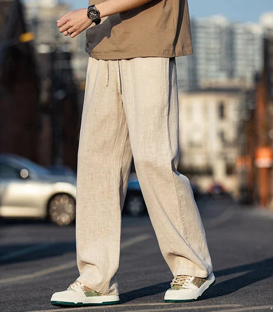 Casual cotton trousers for men | Noam -1