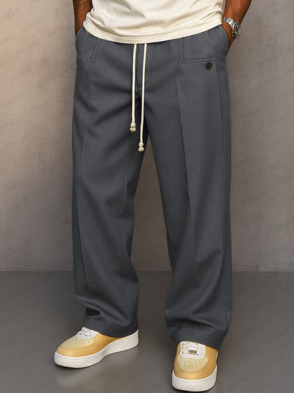 Elegant drawstring trousers for men | Adrien -3