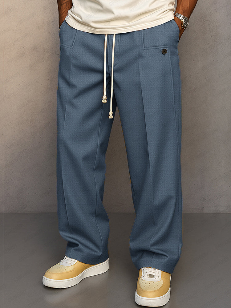 Elegant drawstring trousers for men | Adrien -4