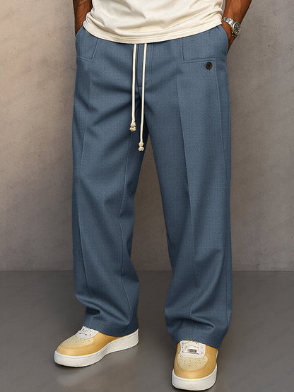 Elegant drawstring trousers for men | Adrien -4