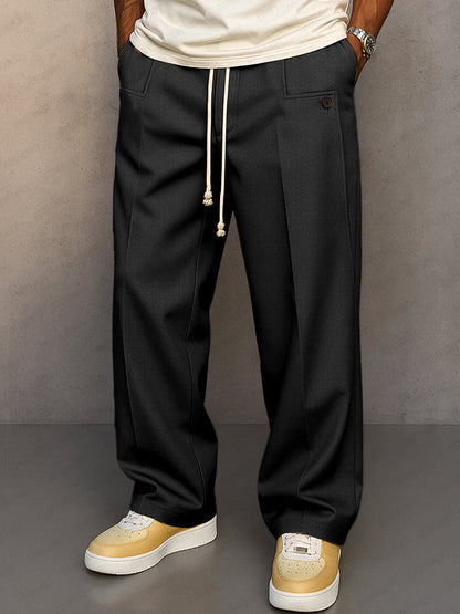 Elegant drawstring trousers for men | Adrien -5