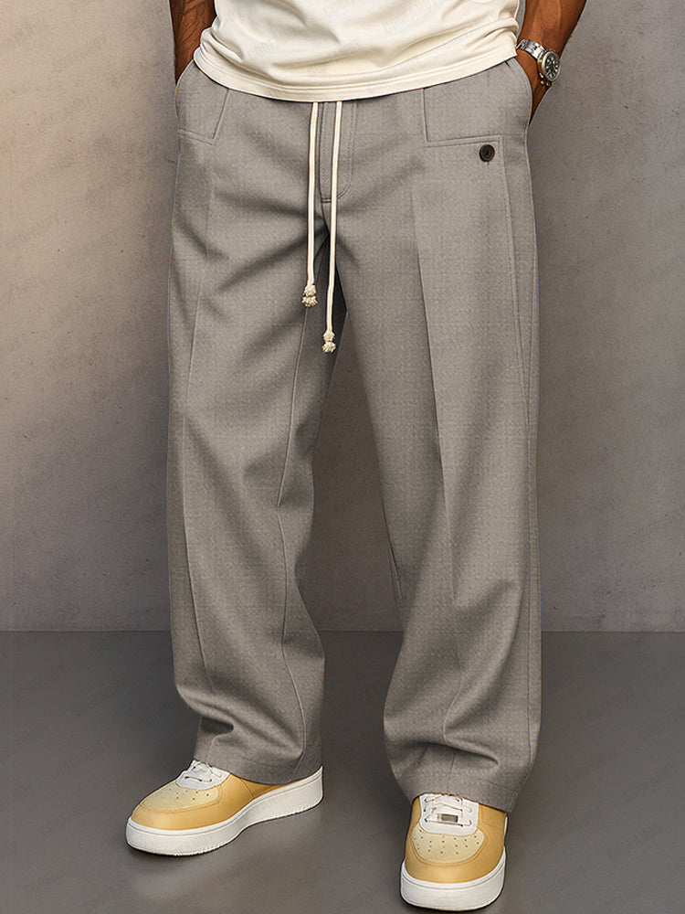 Elegant drawstring trousers for men | Adrien -6
