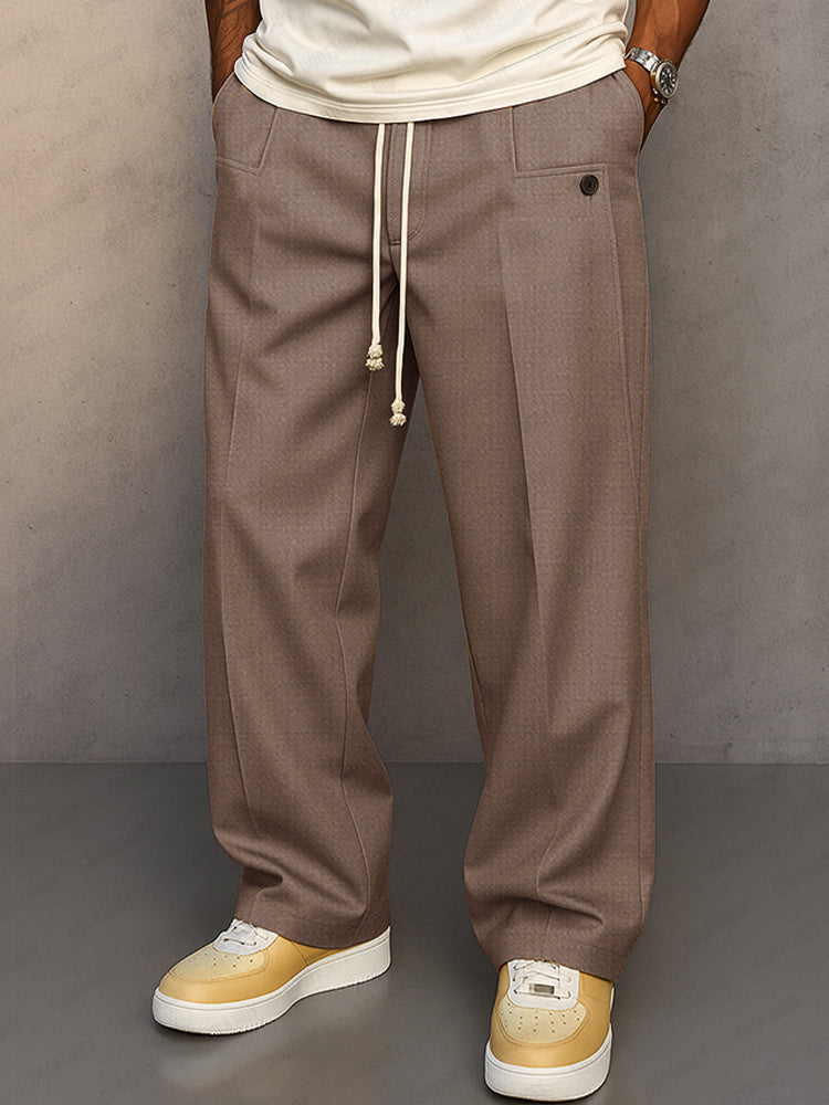 Elegant drawstring trousers for men | Adrien -7