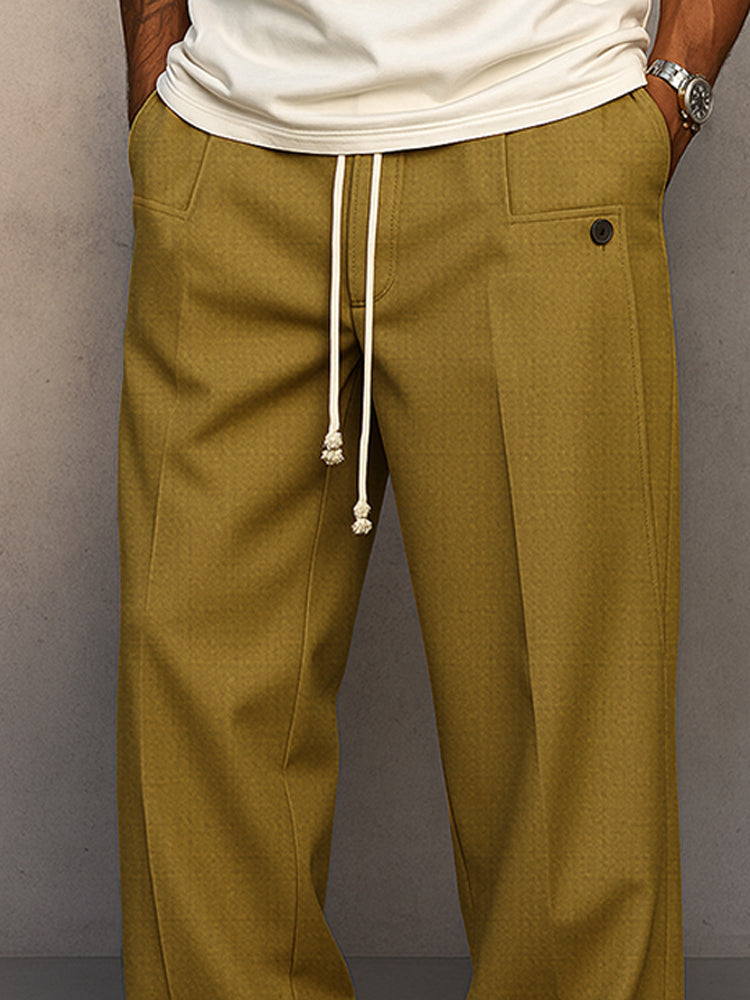 Elegant drawstring trousers for men | Adrien -8