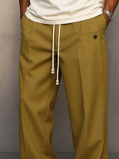 Elegant drawstring trousers for men | Adrien -8