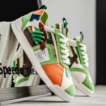 Lightweight retro sneakers for women | Colourful & Urbans -1