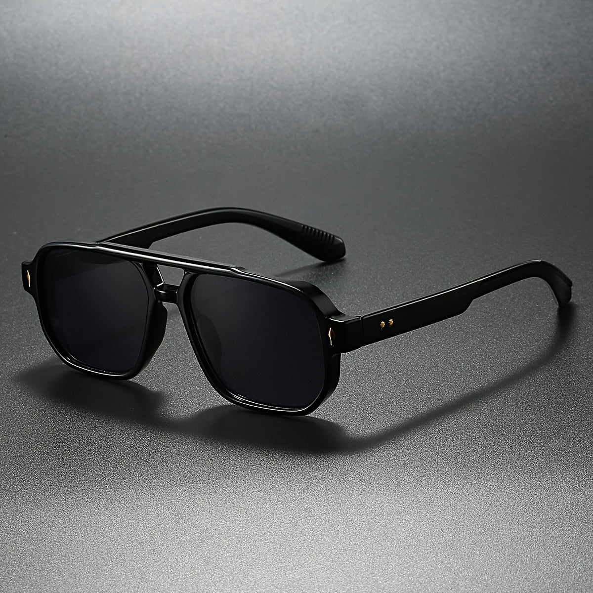 Angular aviator double bridge sunglasses for men | Zephyr -3
