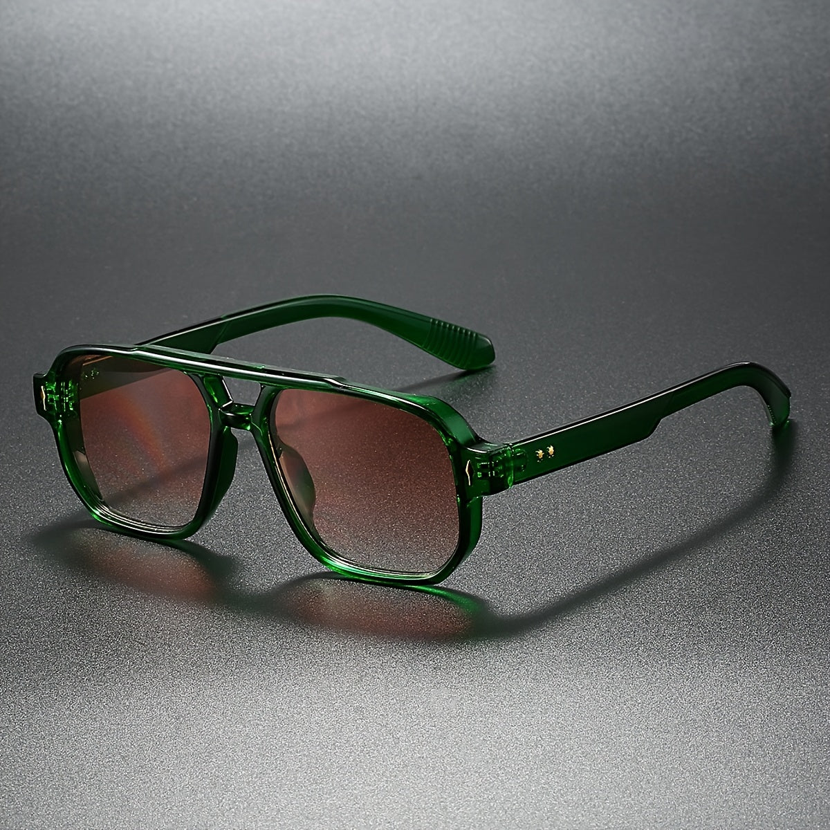 Angular aviator double bridge sunglasses for men | Zephyr -5