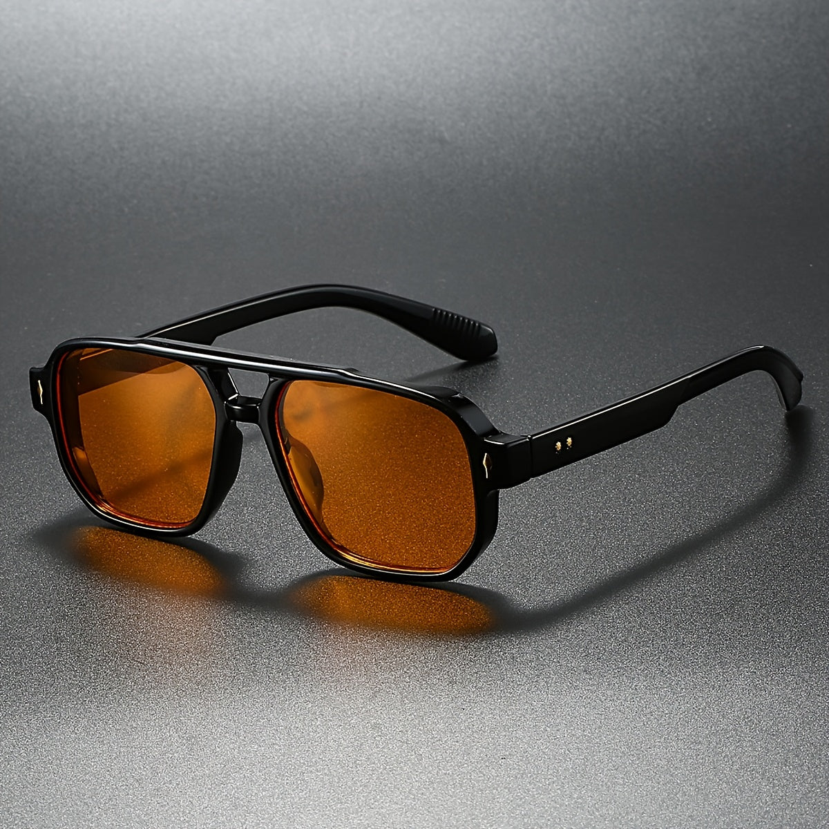 Angular aviator double bridge sunglasses for men | Zephyr -1