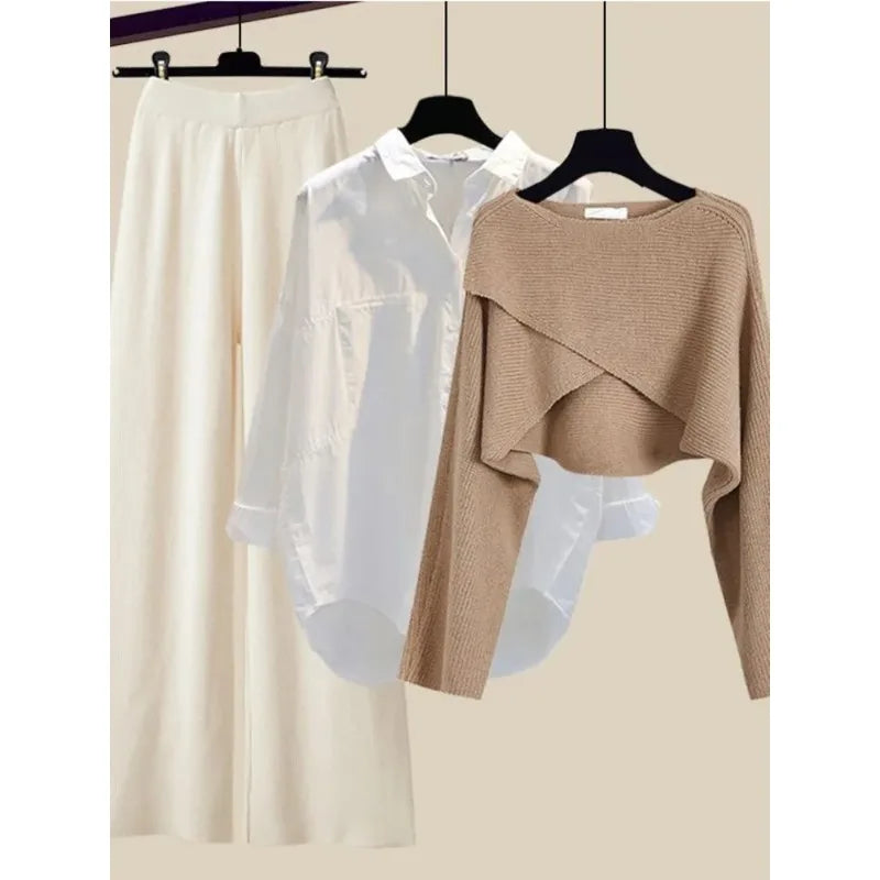 Modern three piece set for women | Lahni -1