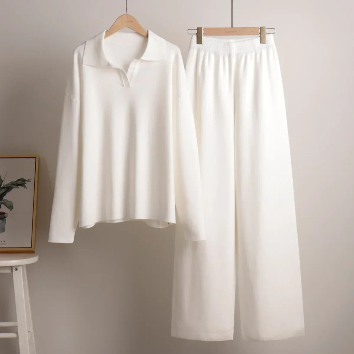 Collar chic polo set for women | Talitha -8