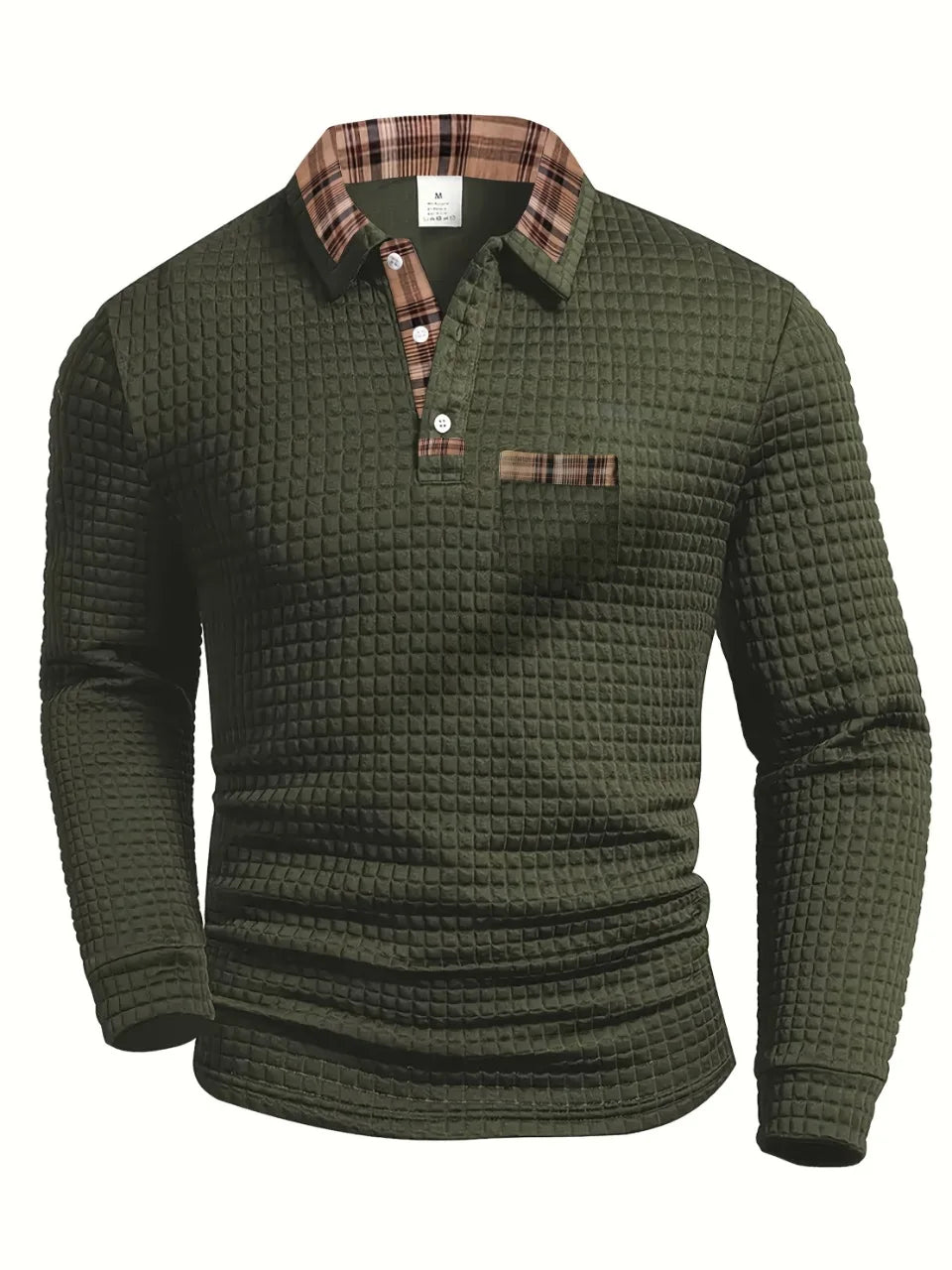 Elegant fitted cut sweater for men | Caseyon -1
