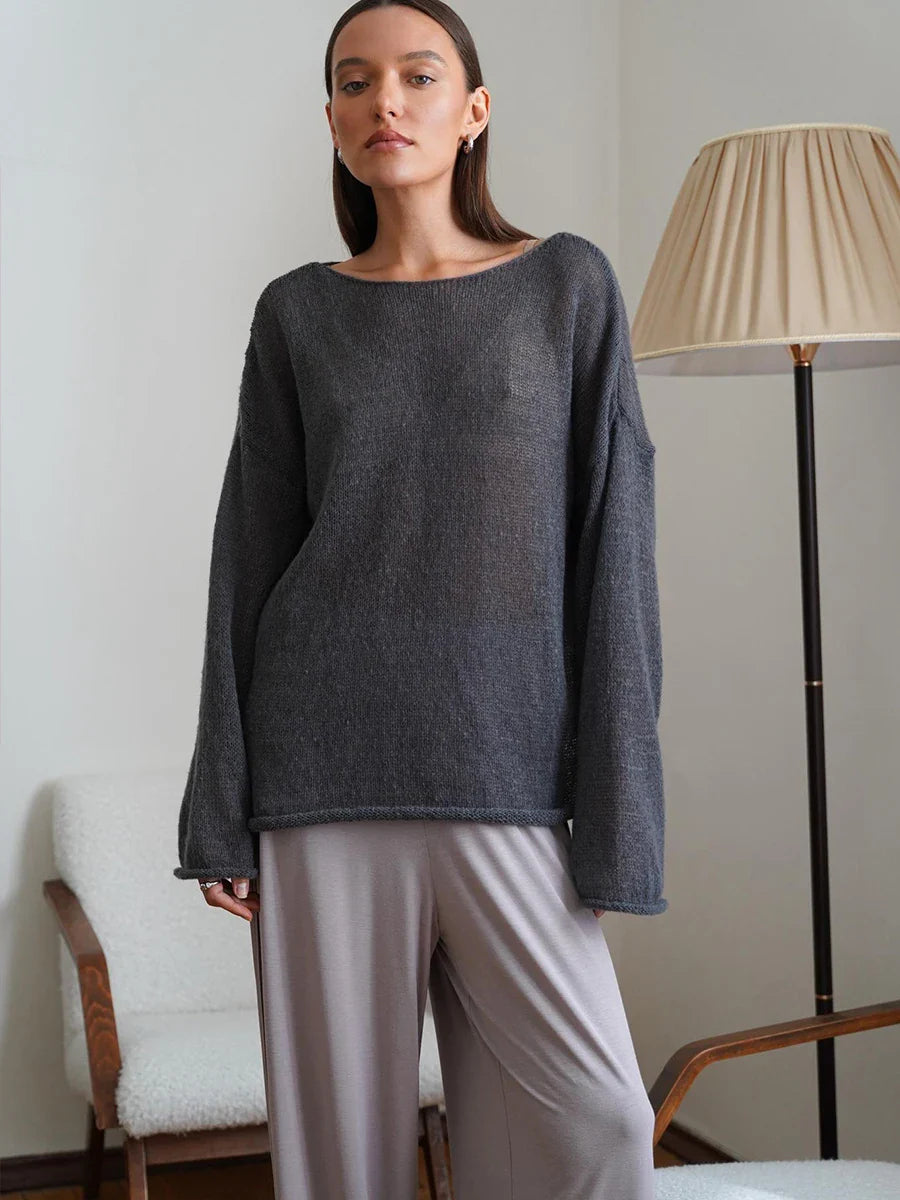 Chic casual sweater for women | Lily -2