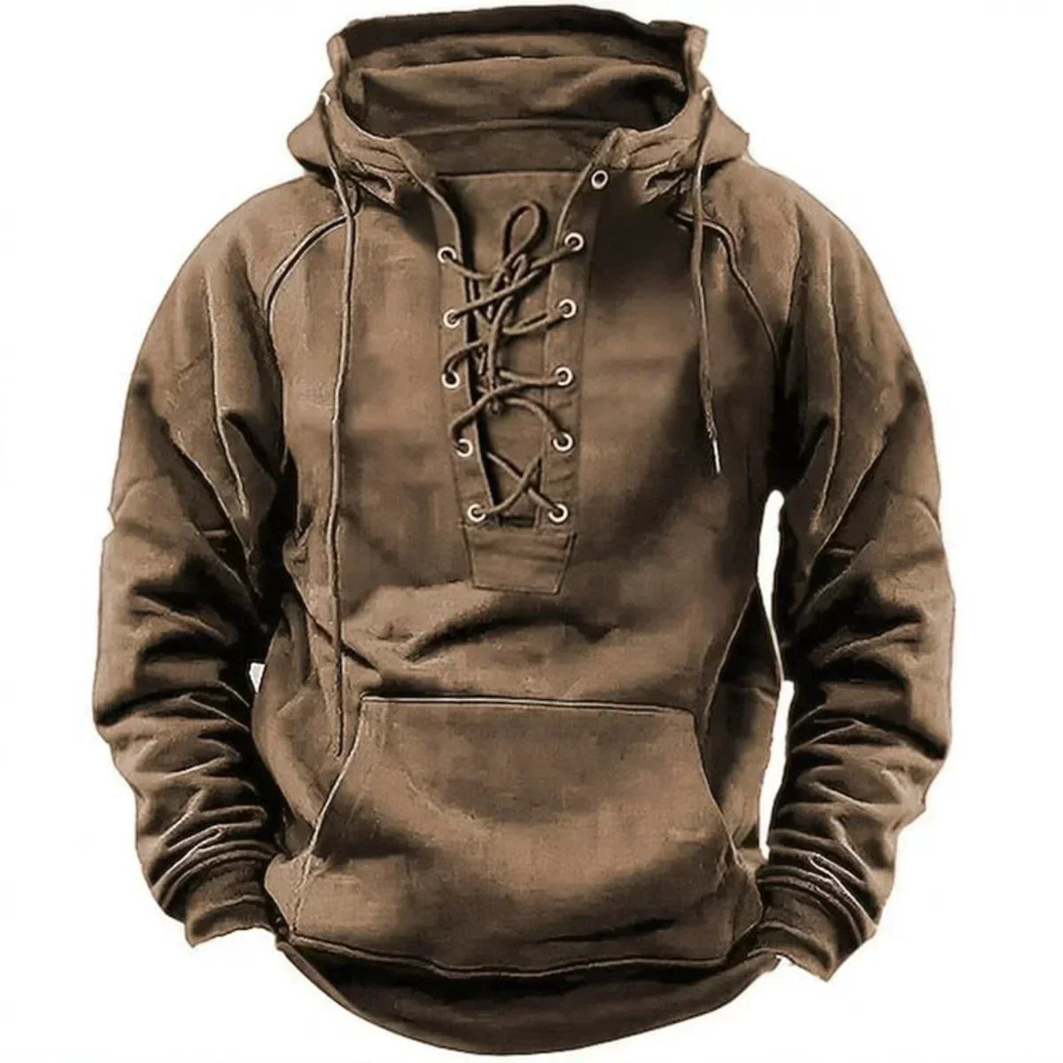 Classic retro sweatshirt for men | With comfortable hood -3