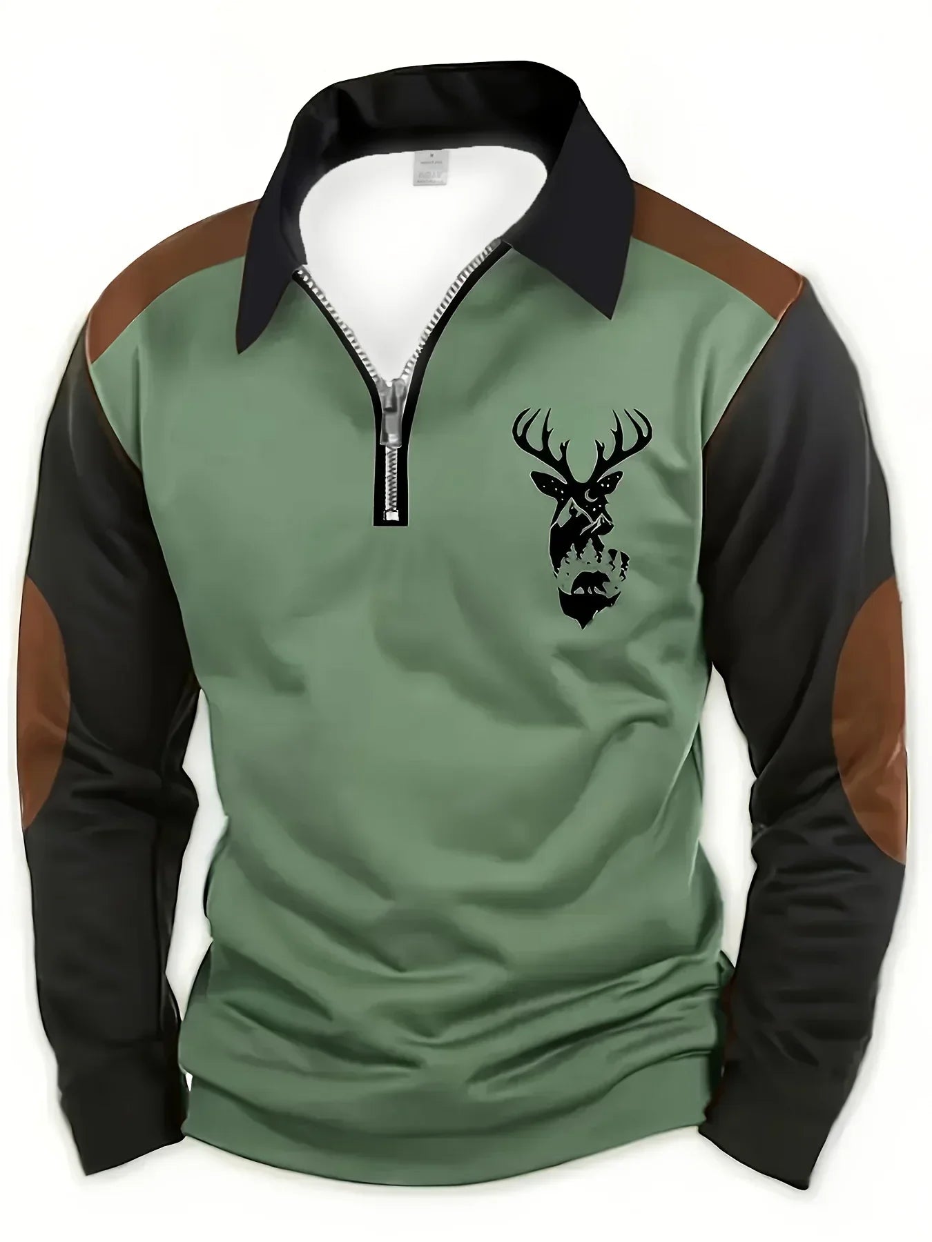 Elegant round neck sweater for men | Adrien -4