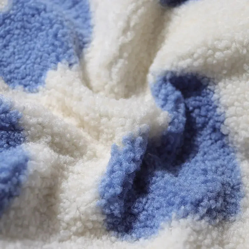 Reversible pattern heart jacket for women | Amelina -15